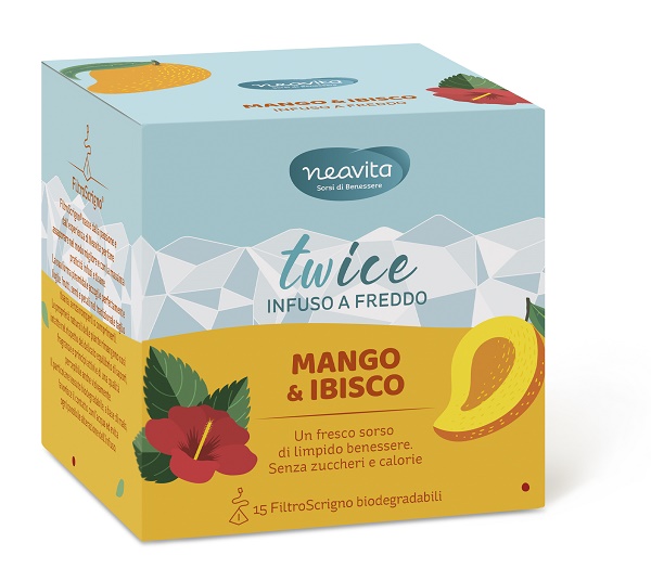 NEAVITA TWICE INFUSO MANGO E IBISCO FILTROSCRIGNO 15 FILTRI - immagine 2
